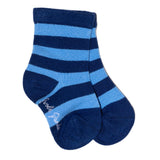 Children's Blue Stripe Bamboo Socks