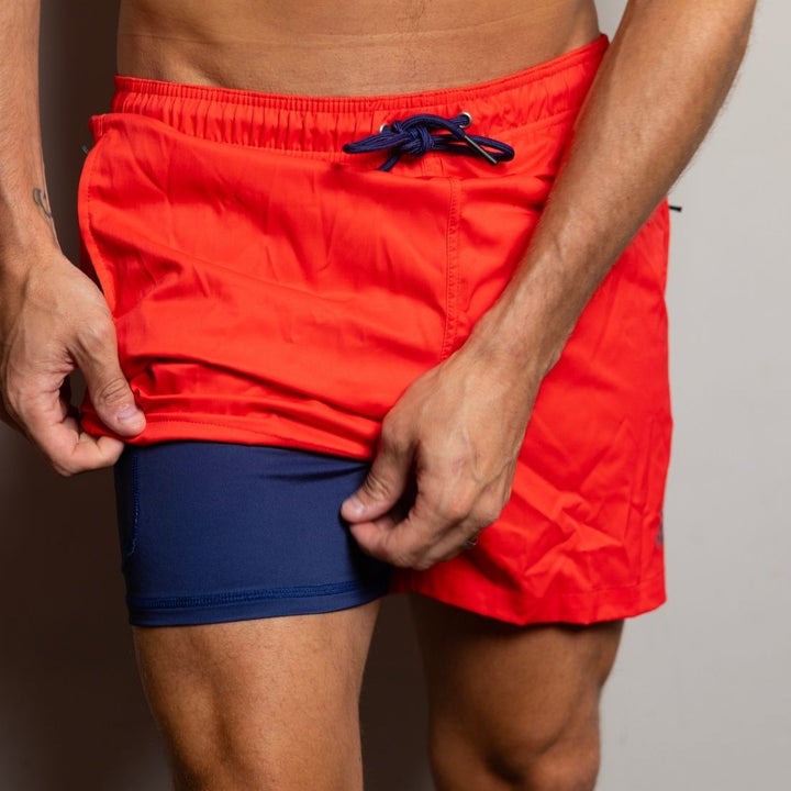 HydroMotion Swim Shorts | Red