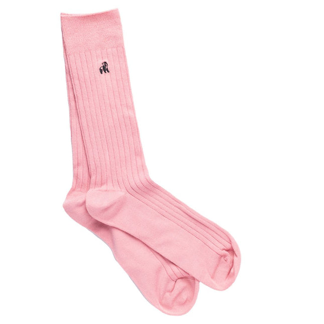 New Men's Bamboo Sock Collection - Light Pink Bamboo Socks