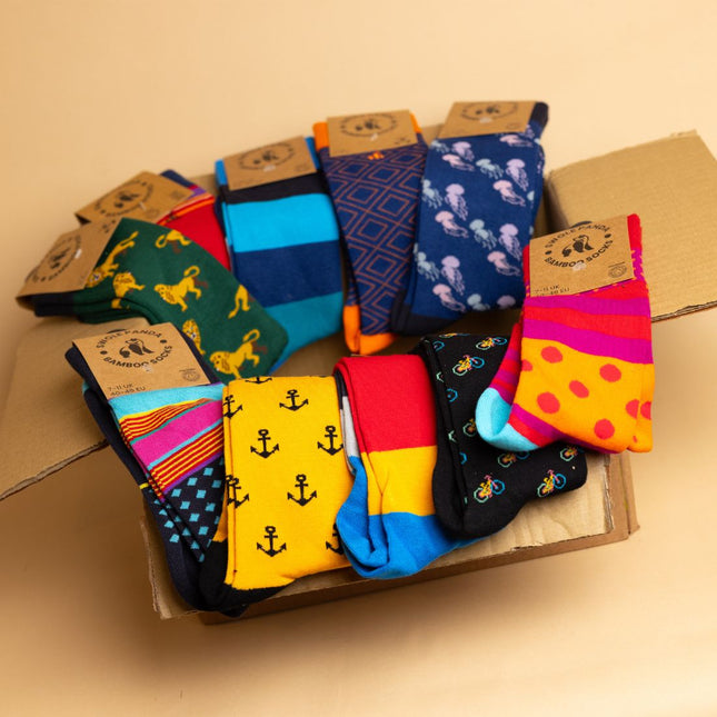 Bamboo Sock Gift Boxes and Bundles - Sample Sale Mystery Box