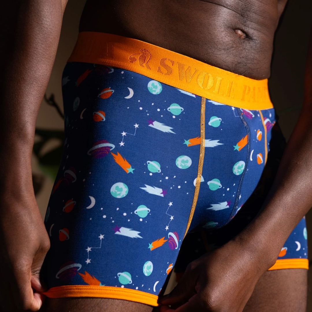 Bamboo Boxers 2 Pack - Outer Space