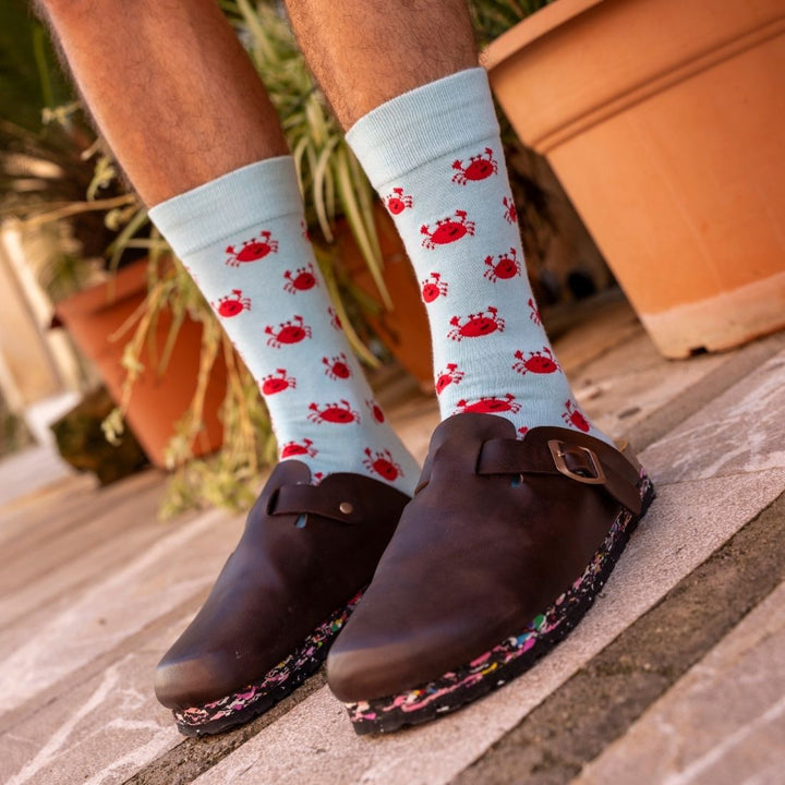 Crab Bamboo Socks