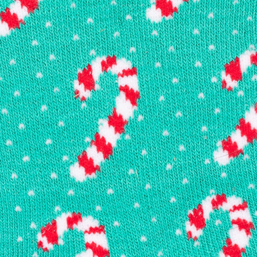 Children's Candy Cane Bamboo Socks