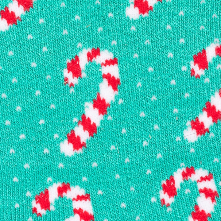 Children's Candy Cane Bamboo Socks
