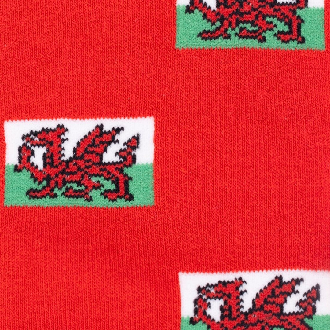 Welsh Flag Bamboo Socks