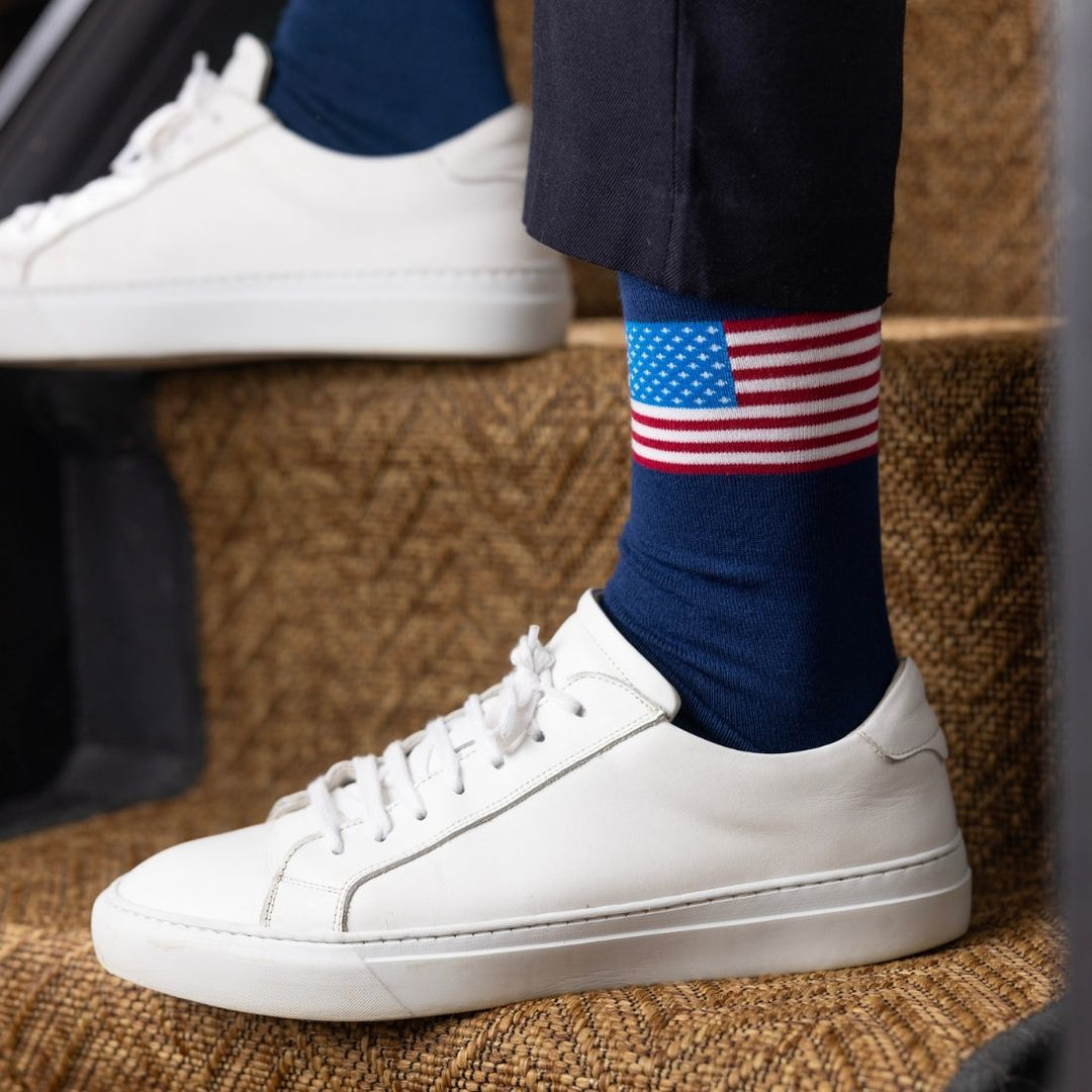 US Flag Bamboo Socks
