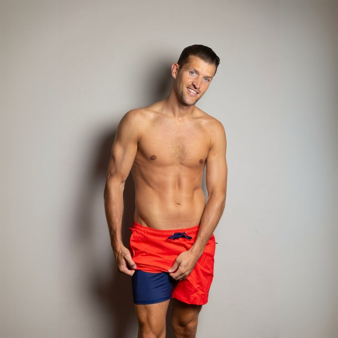 HydroMotion Swim Shorts | Red