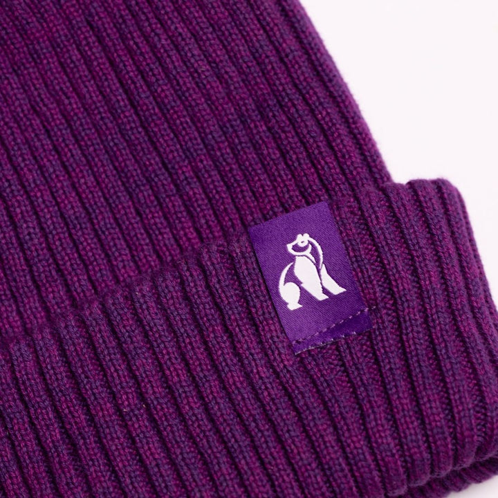 Organic Cotton Beanie - Purple