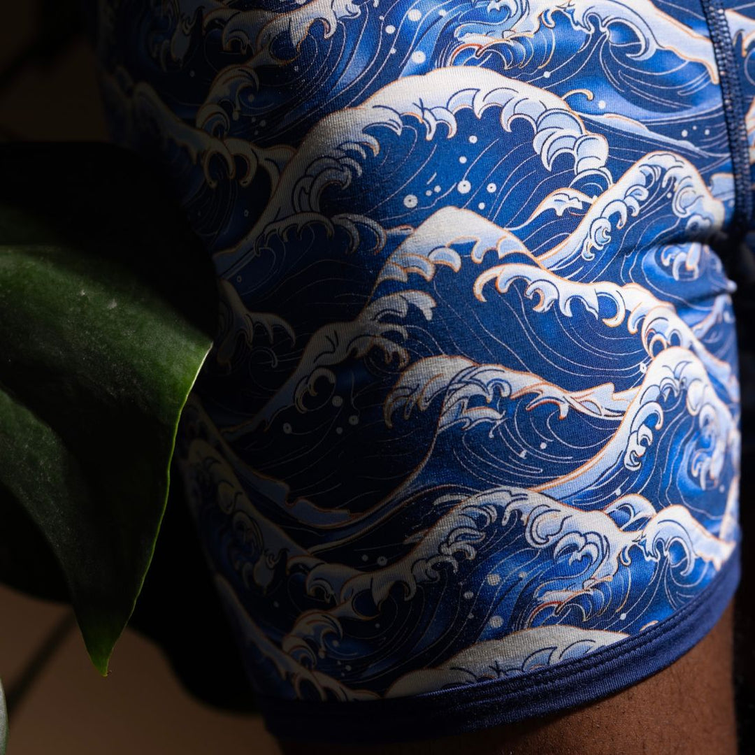 Bamboo Boxers 2 Pack - Dragons & Waves