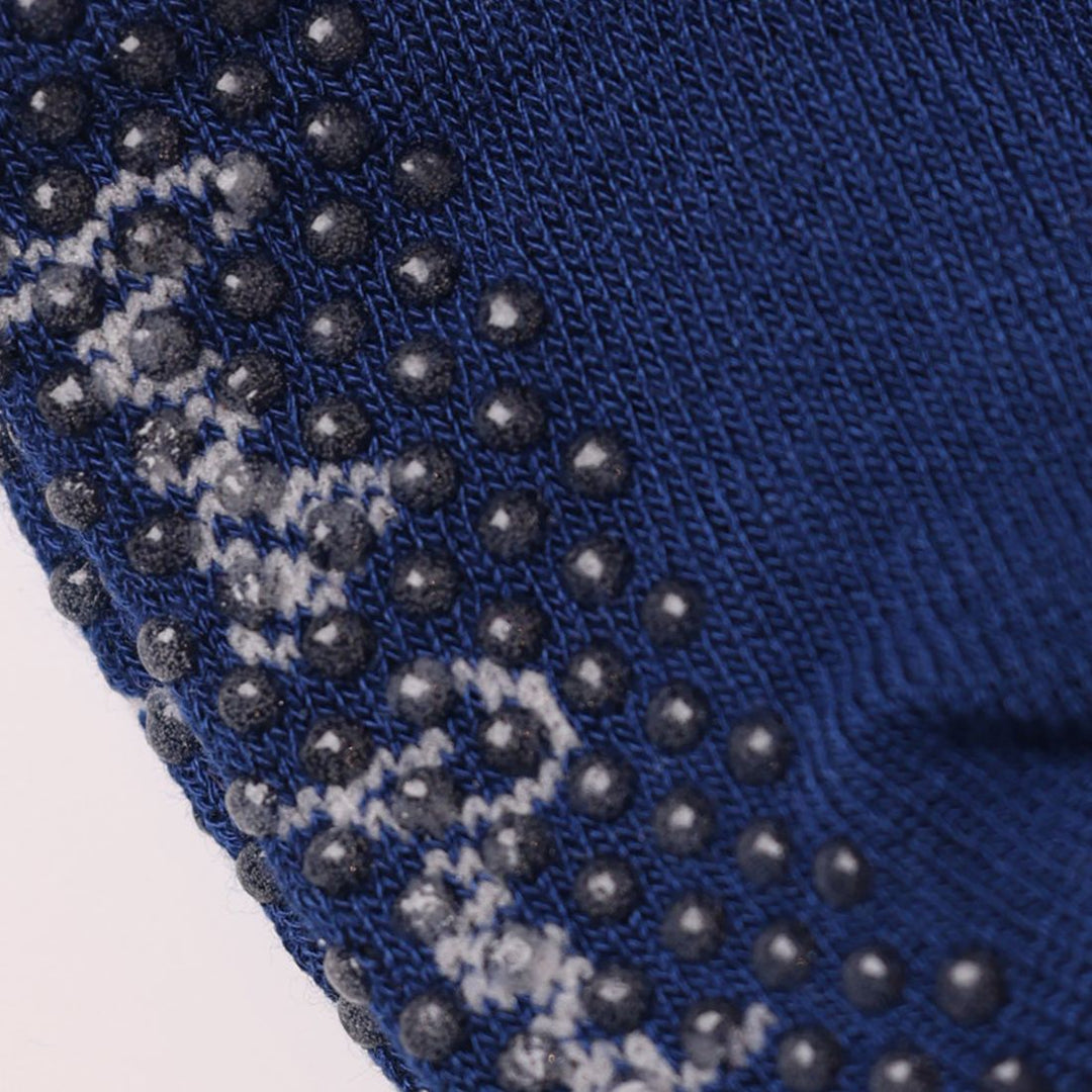 Children's Royal Blue Bamboo Grip Socks