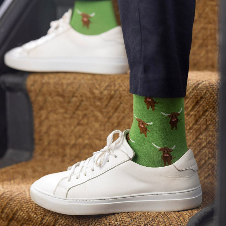 Highland Cow Bamboo Socks