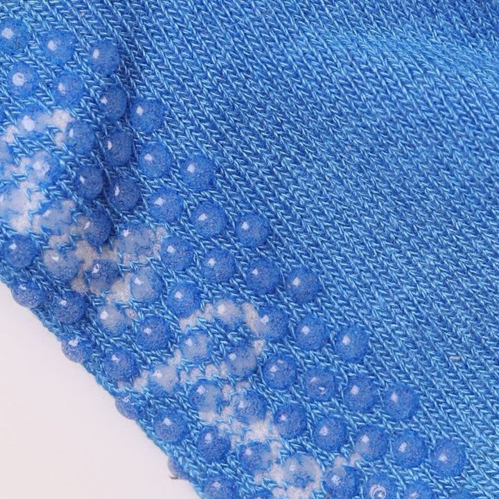 Children's Sky Blue Bamboo Grip Socks