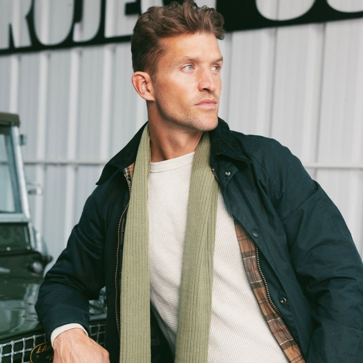 Olive Organic Cotton Scarf