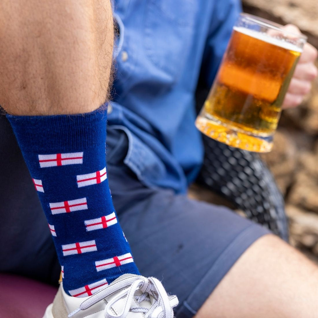 St. Georges Flag Bamboo Socks