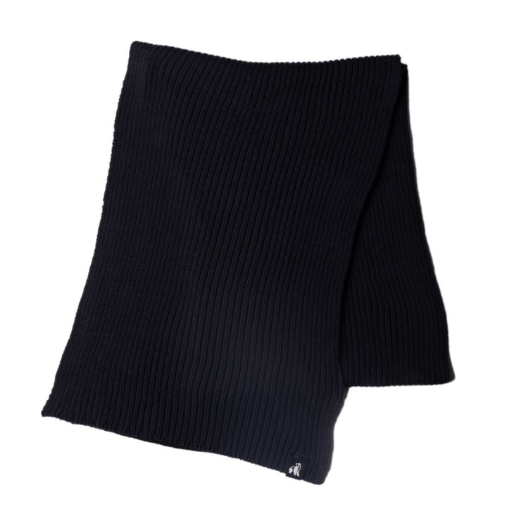 Black Organic Cotton Scarf
