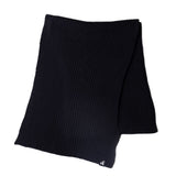 Black Organic Cotton Scarf
