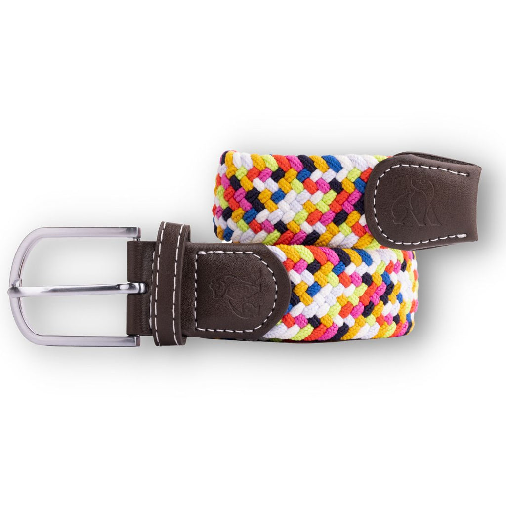 Woven Belt Versicoloured Zigzag