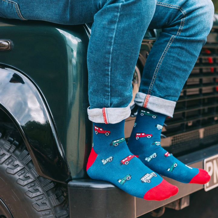 4X4 Off Roader Bamboo Socks (Comfort Cuff)