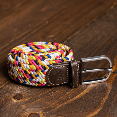 Woven Belt - Versicoloured Zigzag