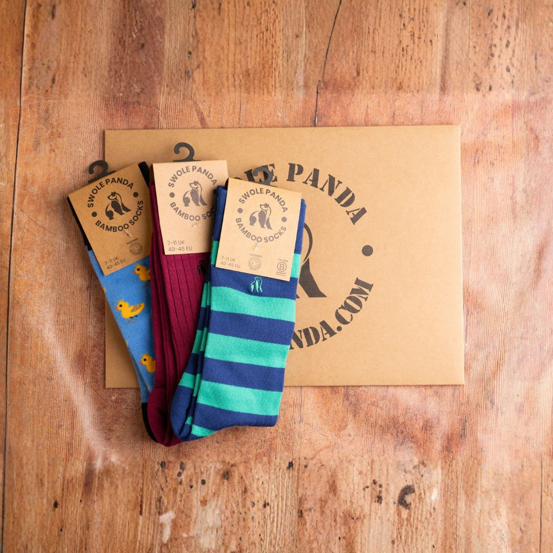 Get fresh pairs of super soft bamboo socks each month.