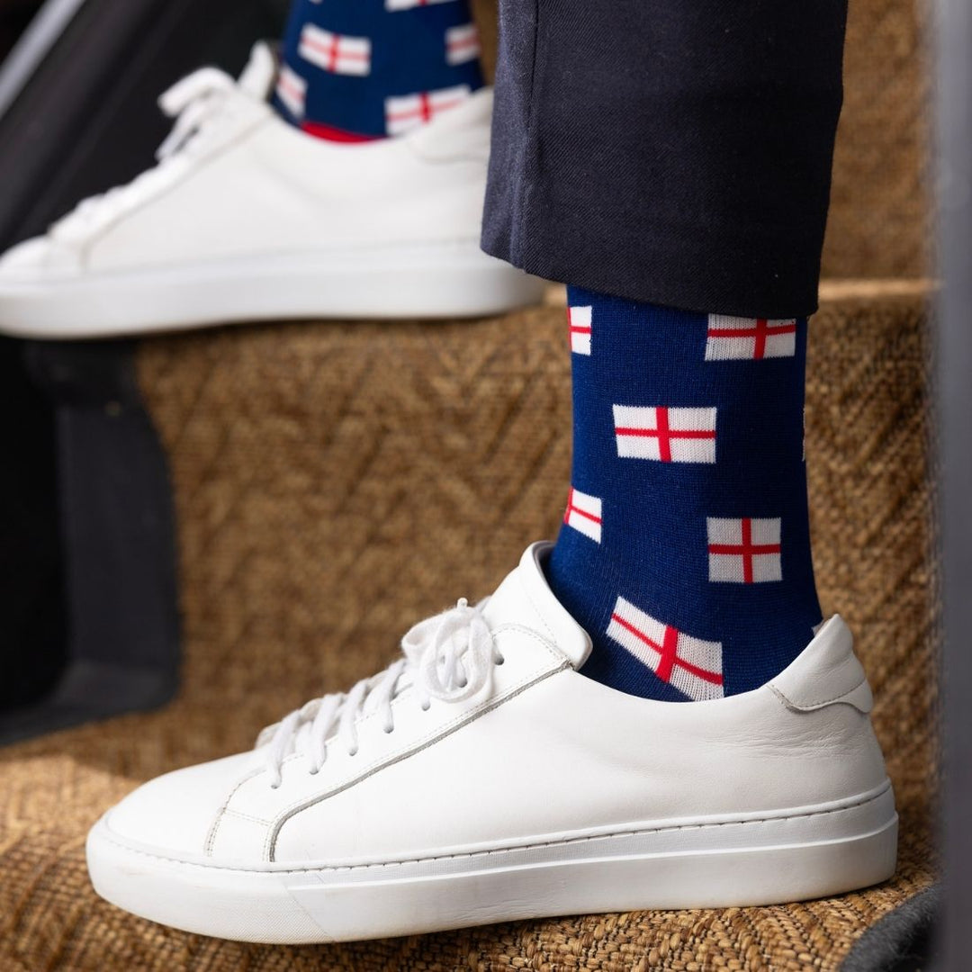 St. Georges Flag Bamboo Socks