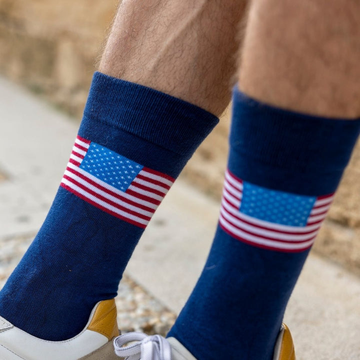 US Flag Bamboo Socks