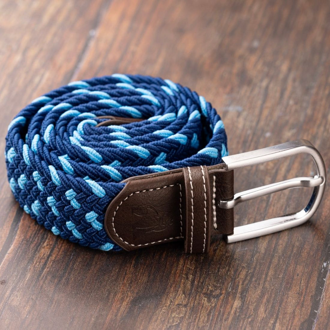 Woven Belt - Blue Spot