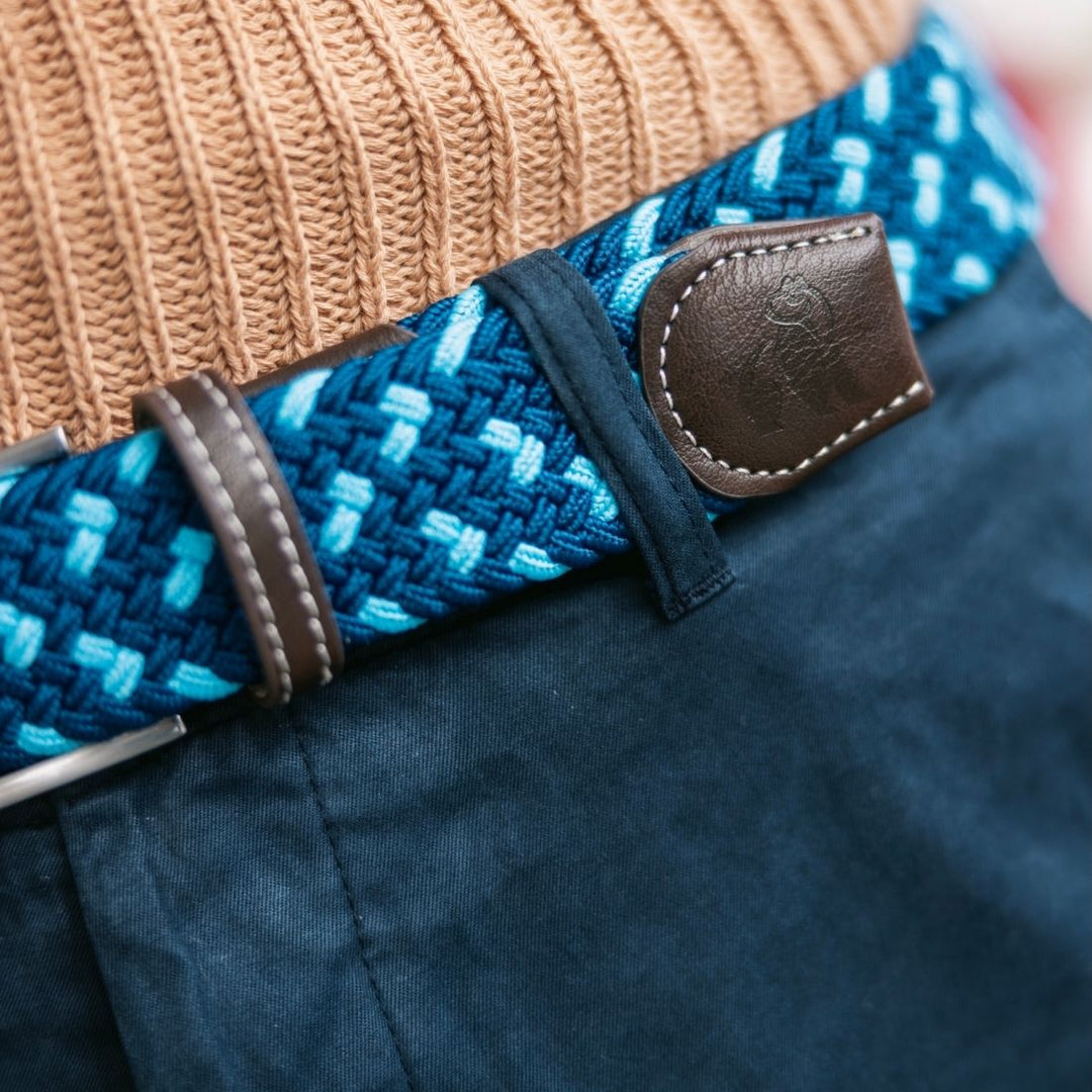 Woven Belt - Blue Spot
