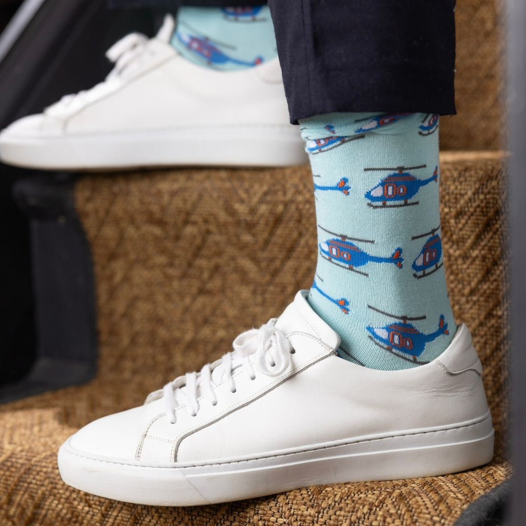 Helicopter Bamboo Socks