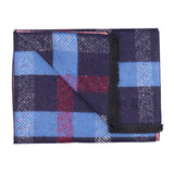 Blue & Navy Stripe Bamboo Scarf