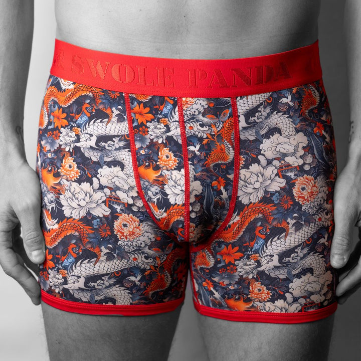 Bamboo Boxers 2 Pack - Dragons & Waves
