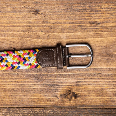 Woven Belt - Versicoloured Zigzag