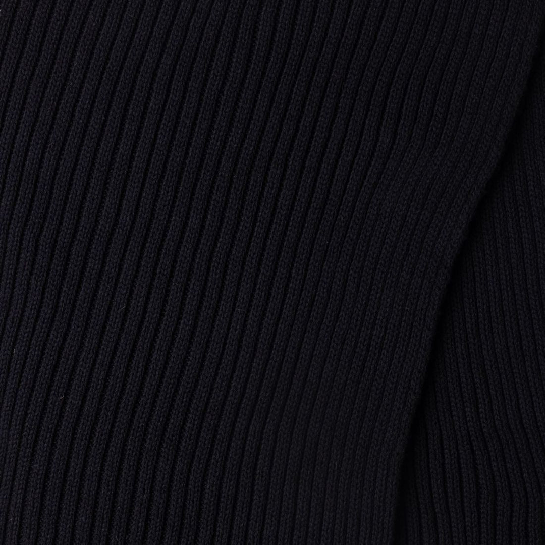 Black Organic Cotton Scarf