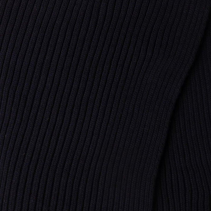 Black Organic Cotton Scarf
