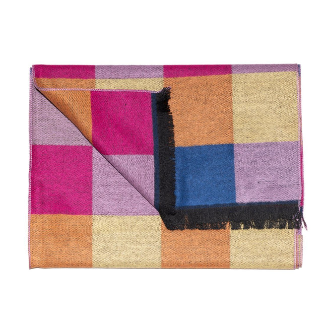 Gifts by Category - Bright Check Bamboo Scarf