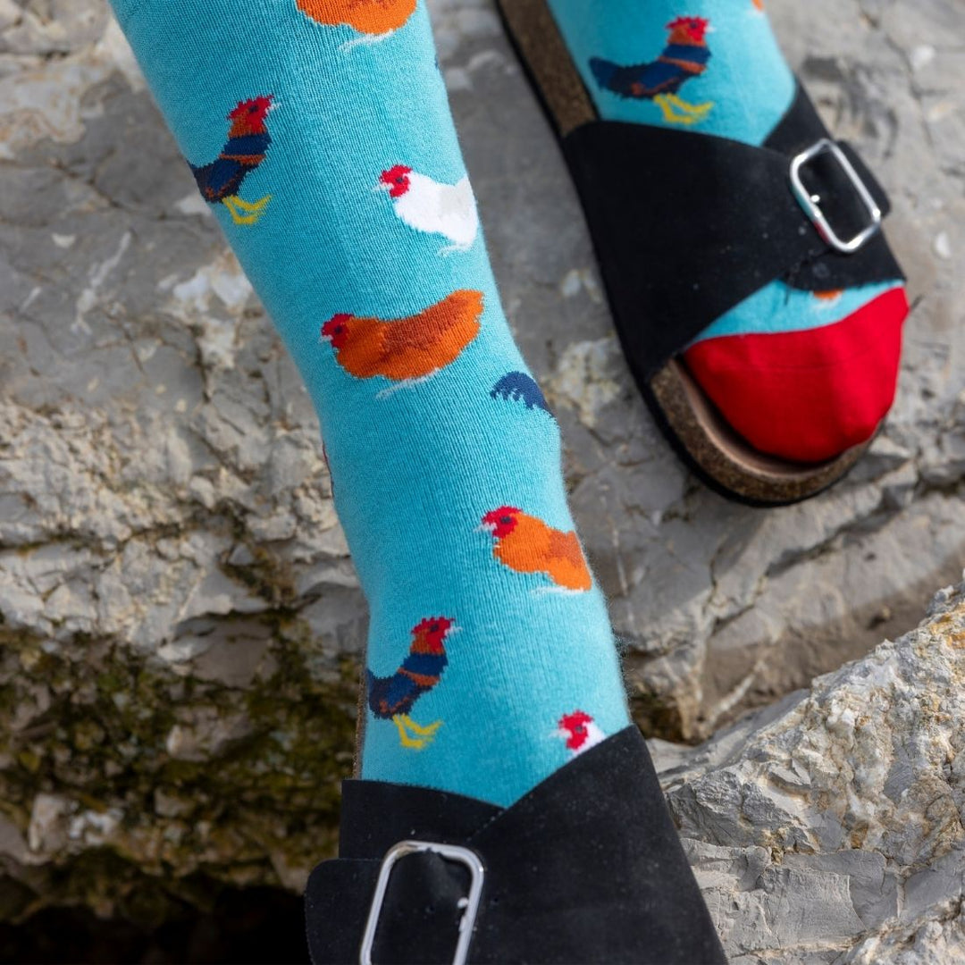 Rooster Bamboo Socks