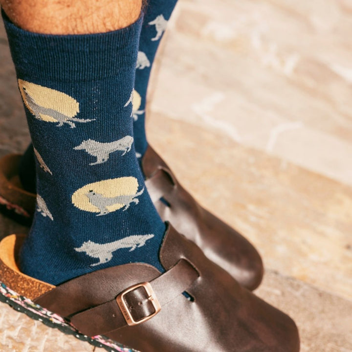 Wolf Bamboo Socks