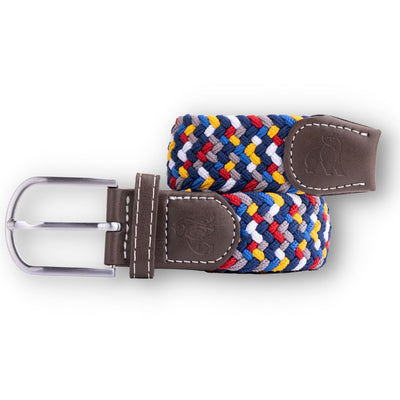 Woven Belt - Rainbow Zigzag