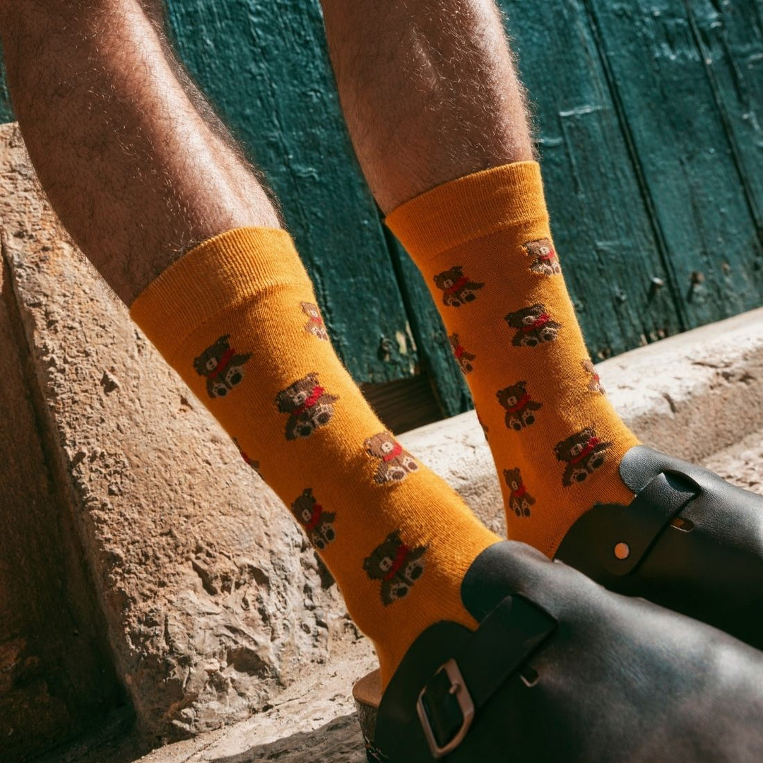 Teddy Bear Bamboo Socks