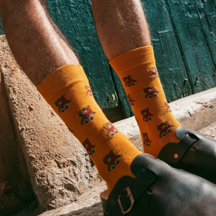 Teddy Bear Bamboo Socks