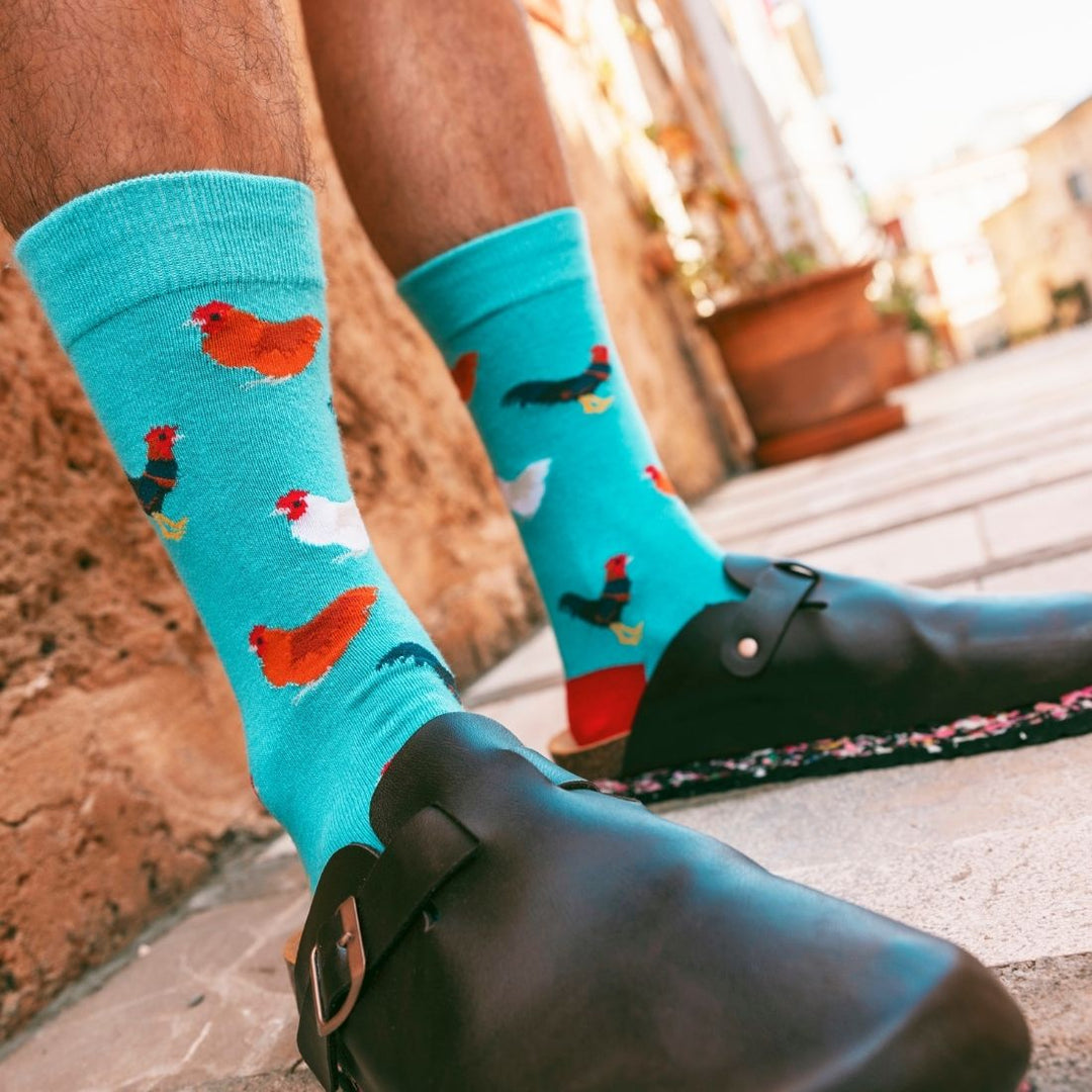 Rooster Bamboo Socks