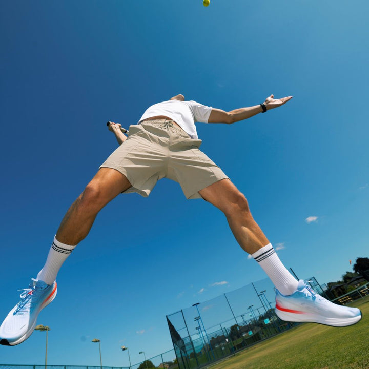 White Performance Grip Socks