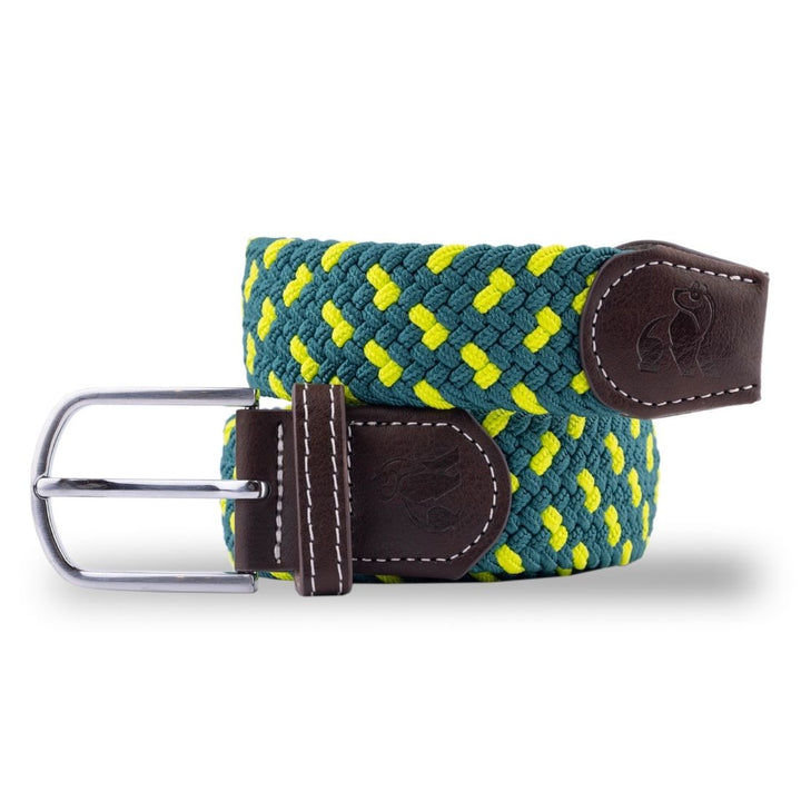 Woven Belt - Green Spot