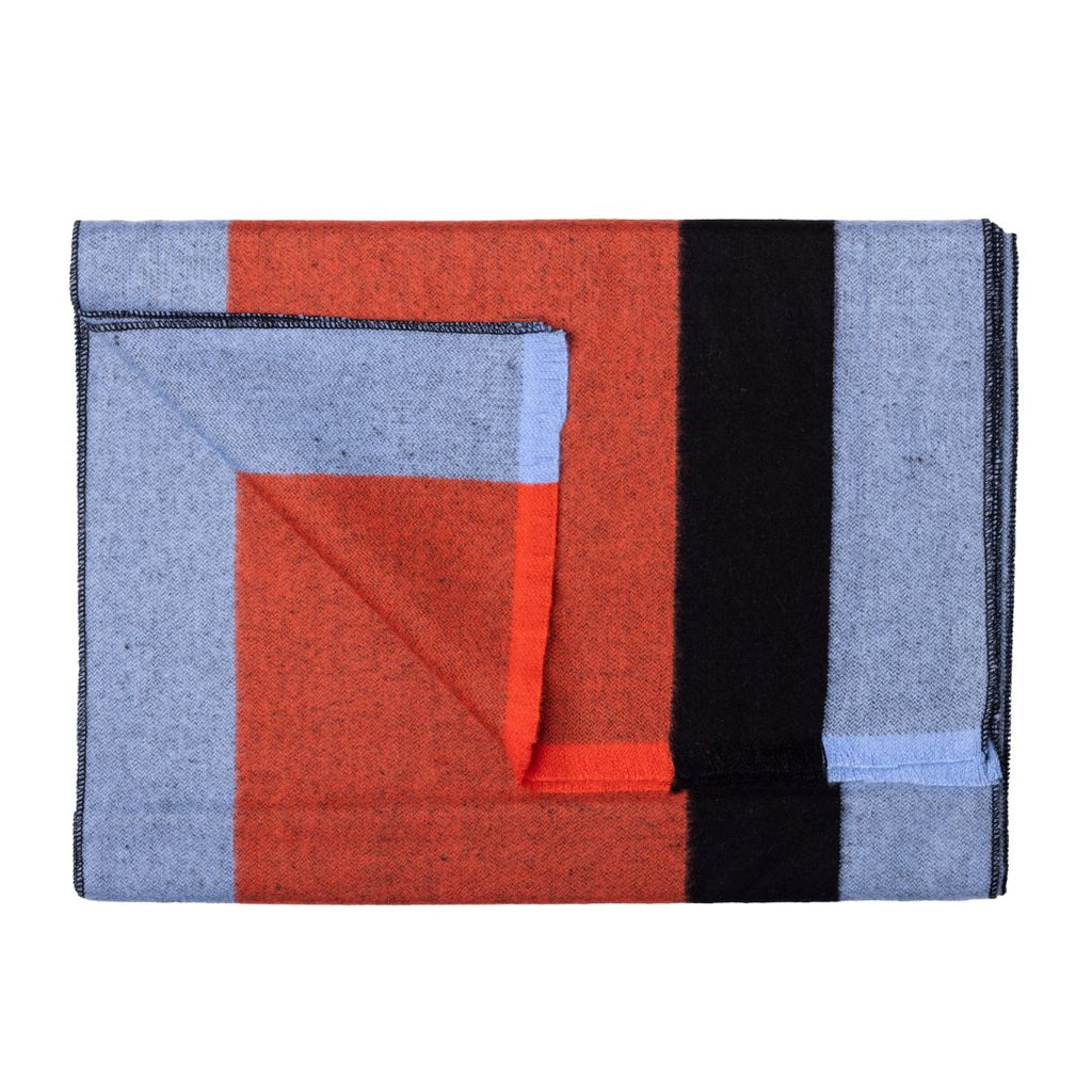 Orange & Stripe Bamboo Scarf