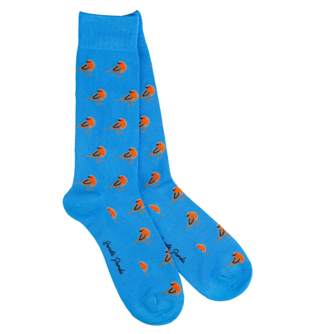 Bird Watching Sock Box - 2 Pairs of Bamboo Socks (His)