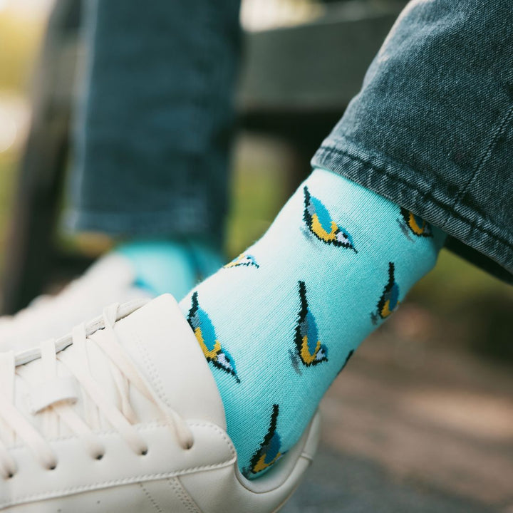 Blue Tit Bamboo Socks