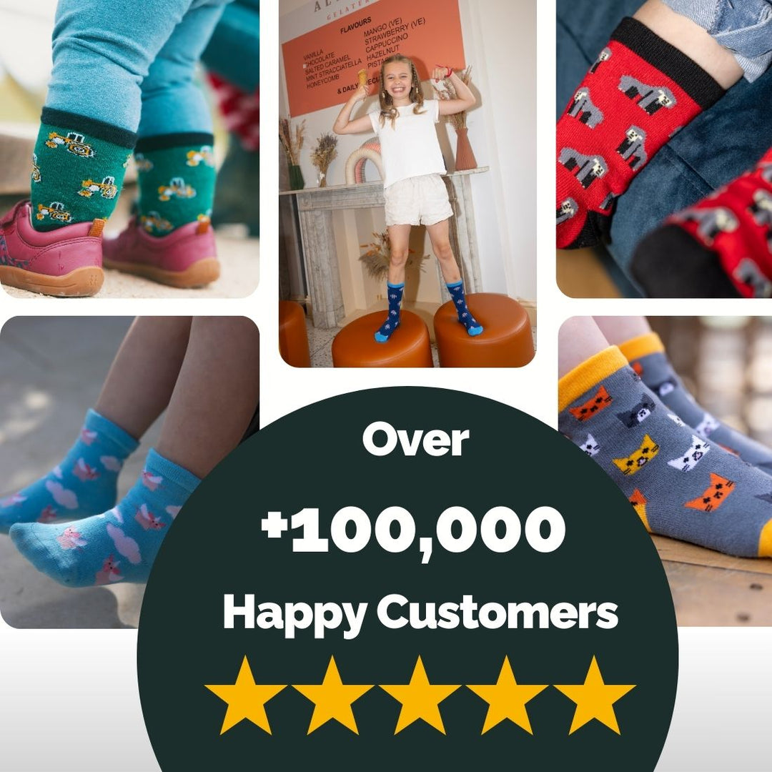 8 Pairs Children's Bamboo Socks - 30% OFF