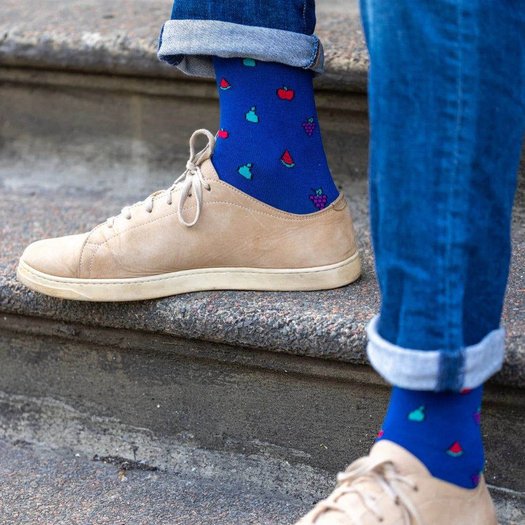 Fruity Sock Box - 4 Pairs of Bamboo Socks (His)