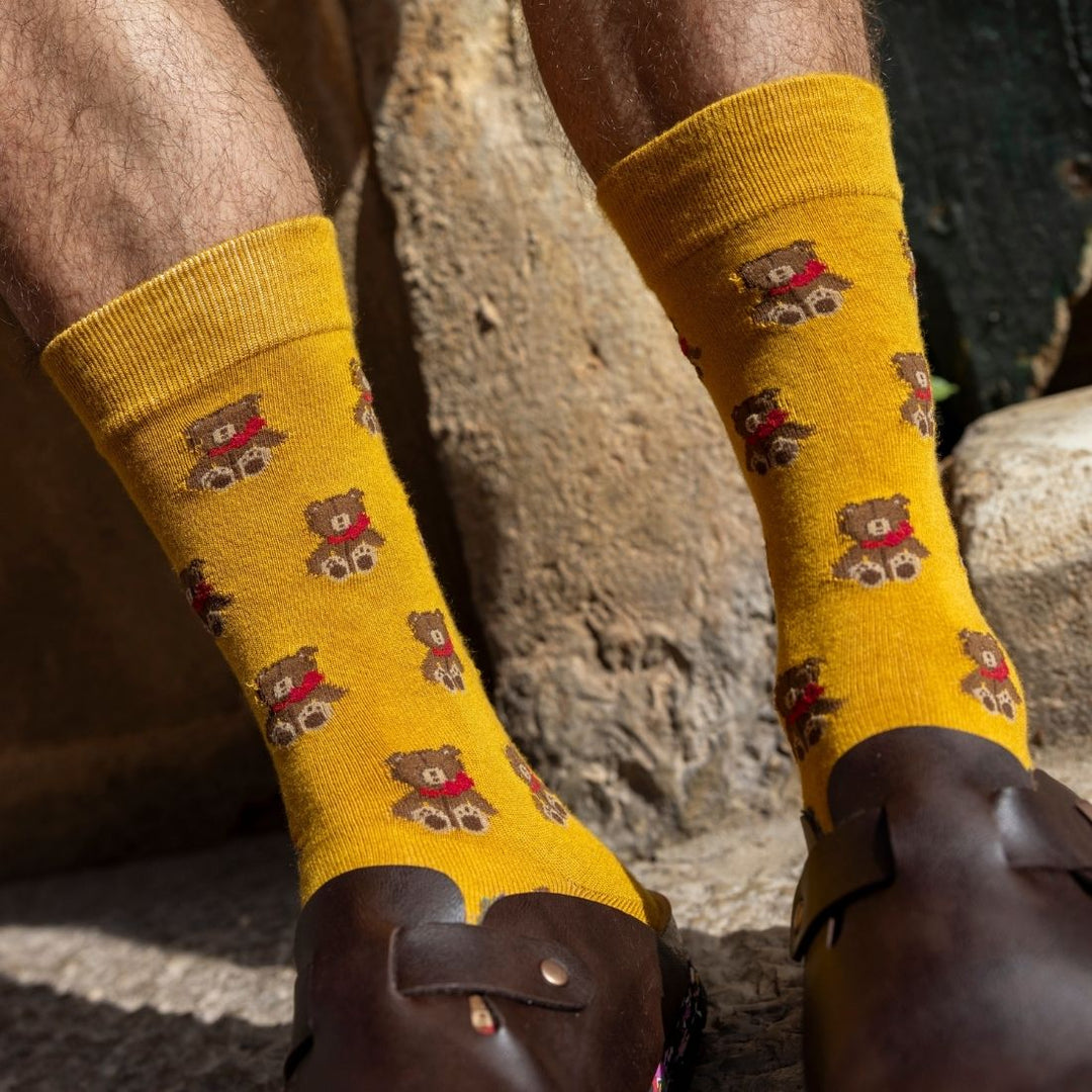 Teddy Bear Bamboo Socks