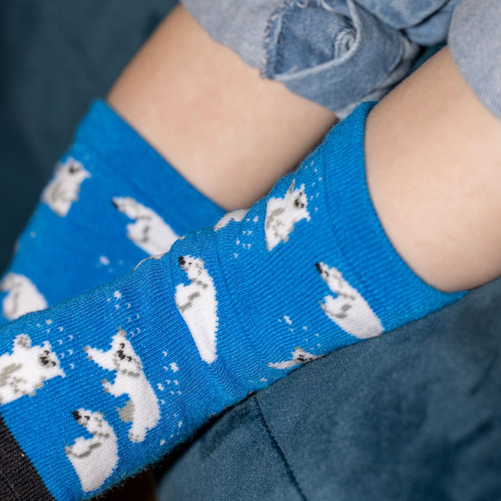Children's Polar Bear Bamboo Socks